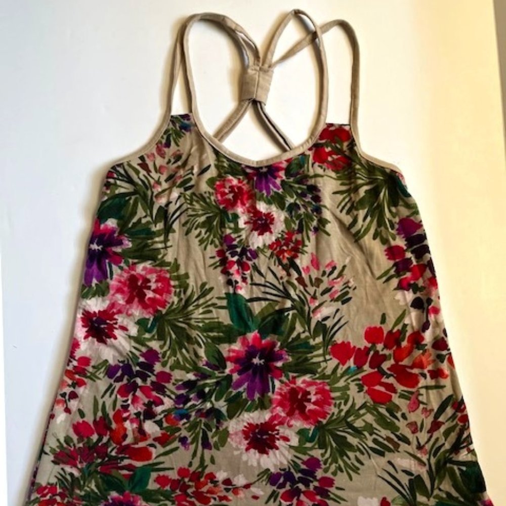 Delia's Beige Floral Cami - Size S